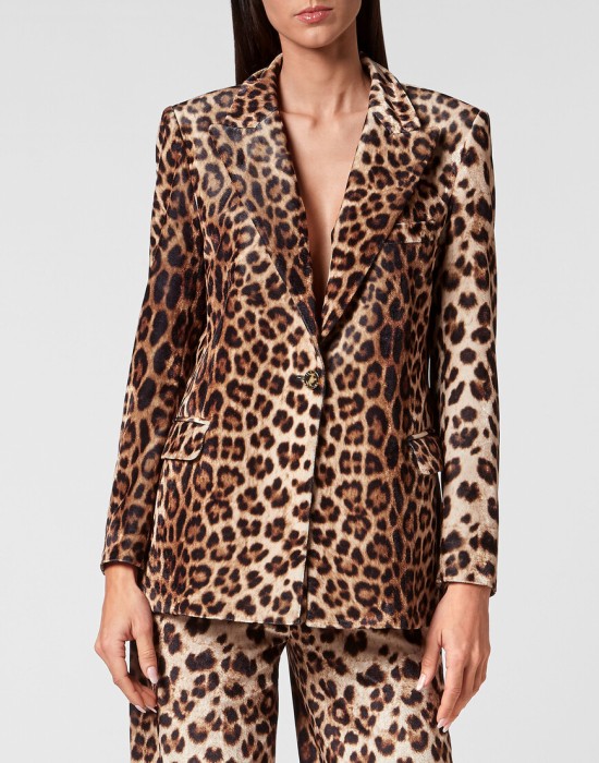 куртка  от бренда philipp plein вид слева