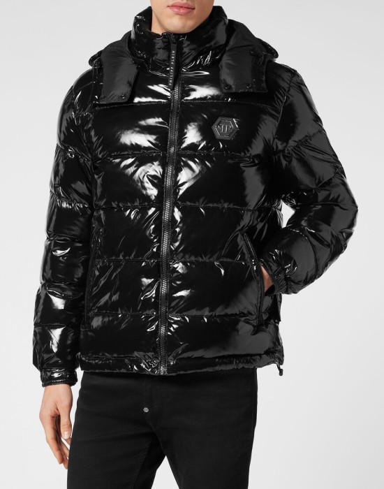 куртка  от бренда philipp plein вид слева