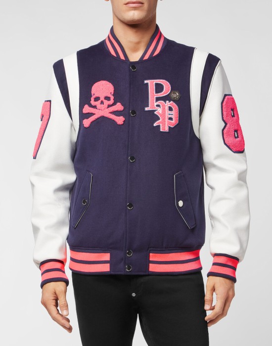 куртка  от бренда philipp plein вид слева