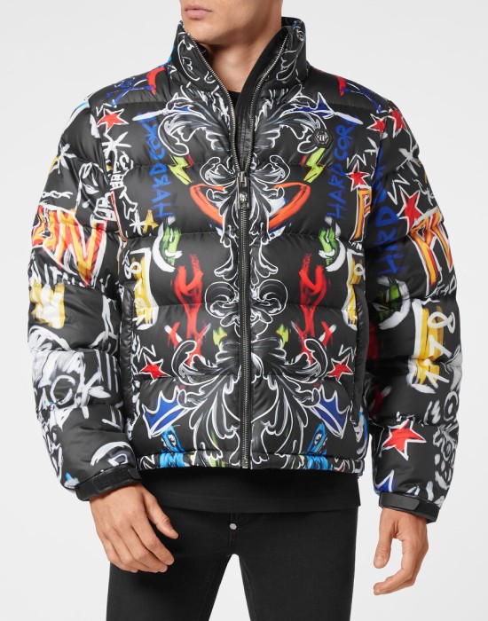 куртка  от бренда philipp plein вид слева