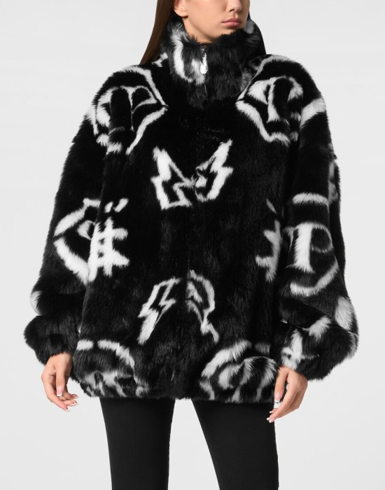 куртка  от бренда philipp plein вид слева
