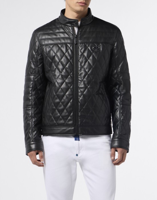 куртка  от бренда philipp plein вид слева