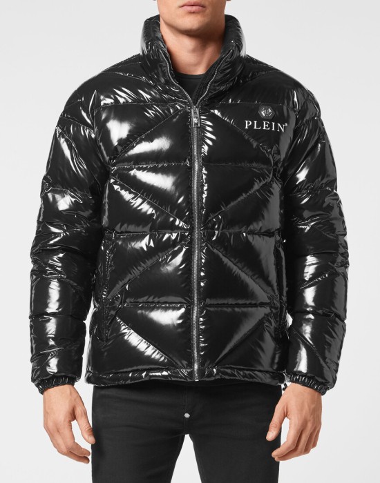 куртка  от бренда philipp plein вид слева