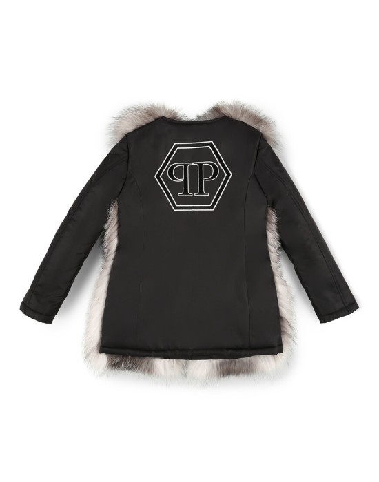 куртка  от бренда philipp plein вид слева