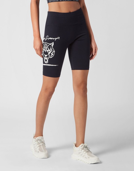 леггинсы  от бренда plein sport вид слева