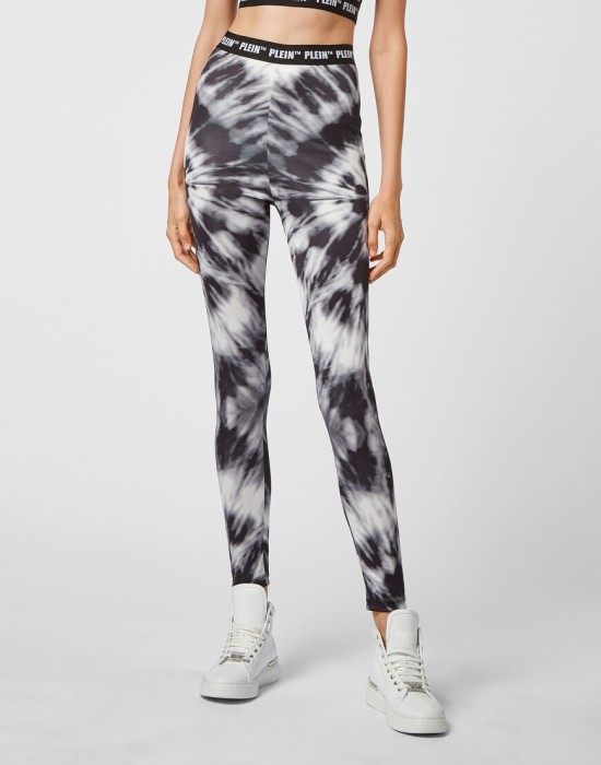 леггинсы  от бренда philipp plein вид слева