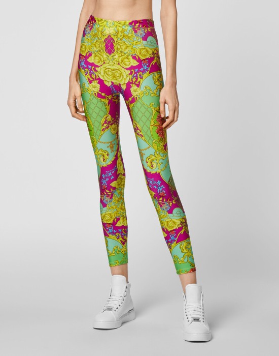 леггинсы  от бренда philipp plein вид слева