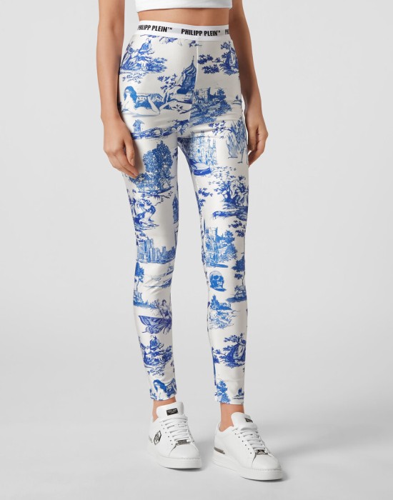 леггинсы  от бренда philipp plein вид слева