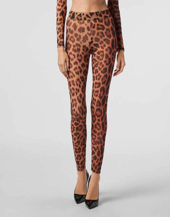 леггинсы  от бренда philipp plein вид слева