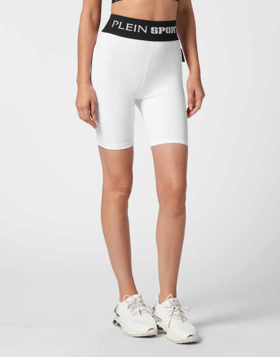 леггинсы  от бренда plein sport вид слева