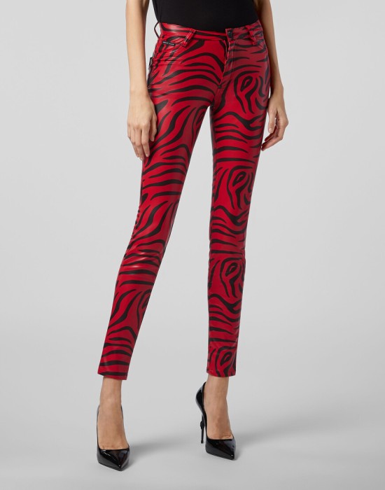 леггинсы  от бренда philipp plein вид слева