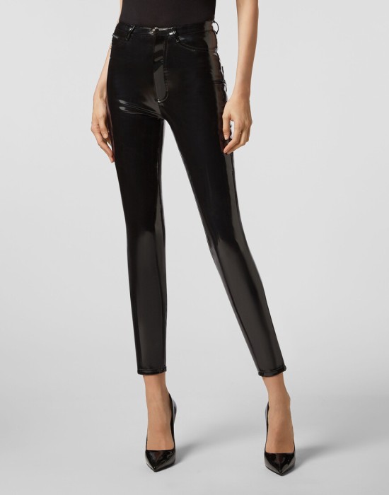 леггинсы  от бренда philipp plein вид слева