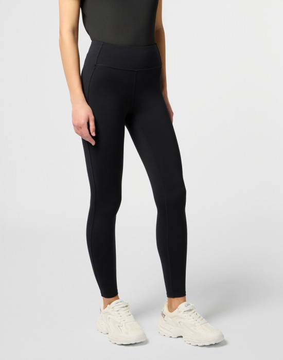 леггинсы  от бренда plein sport вид слева