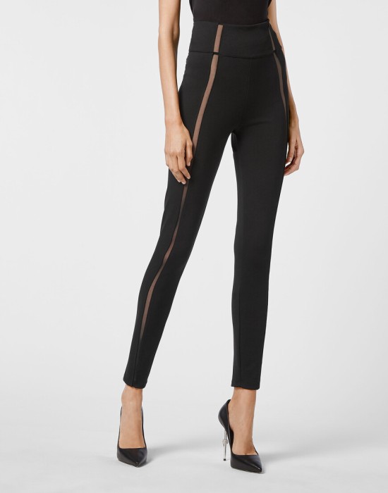 леггинсы  от бренда philipp plein вид слева