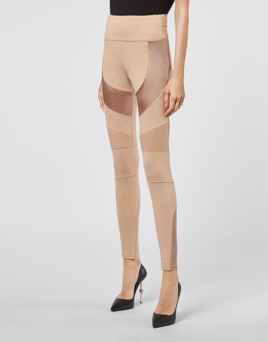 леггинсы  от бренда philipp plein вид слева