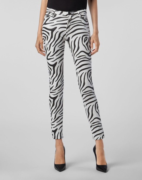 леггинсы  от бренда philipp plein вид слева