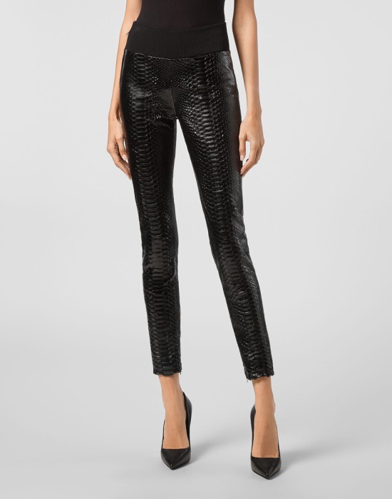 леггинсы  от бренда philipp plein вид слева