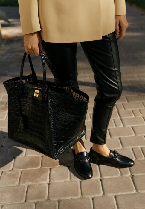 легинсы  из италии вид сбоку