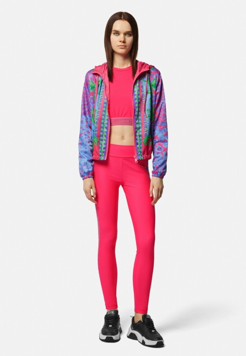 легинсы  от бренда versace jeans couture вид слева