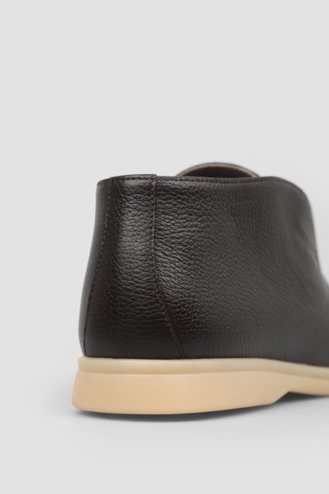 лоферы  из льна спереди