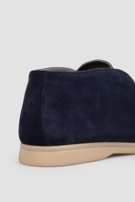 лоферы  из льна спереди