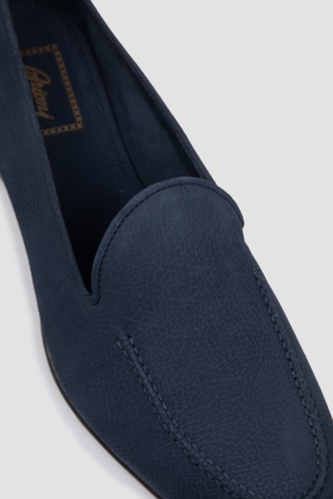 лоферы  из льна спереди