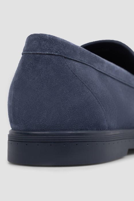 лоферы  из льна спереди