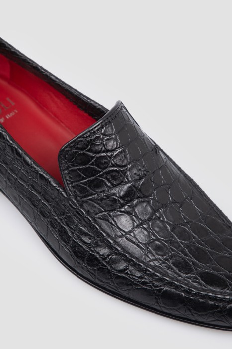 лоферы  из льна спереди