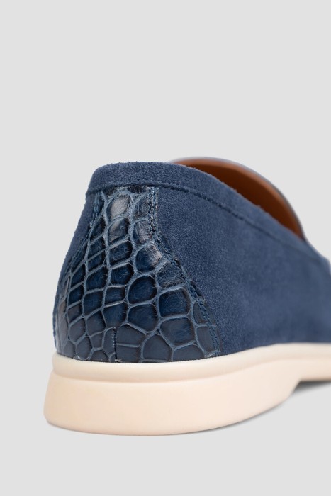 лоферы  из кожи спереди