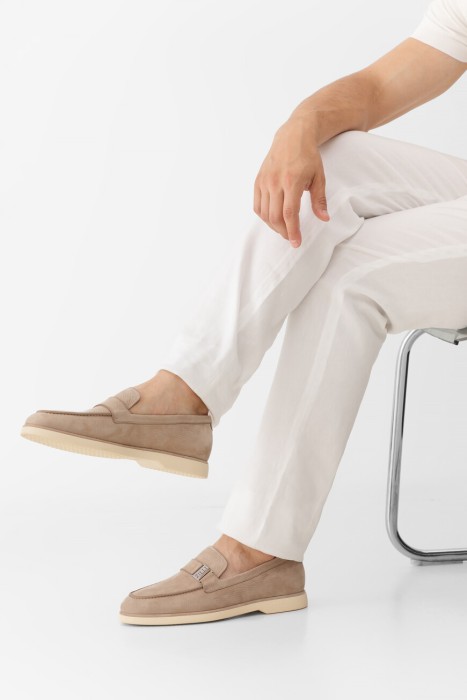 лоферы  от бренда zilli вид слева