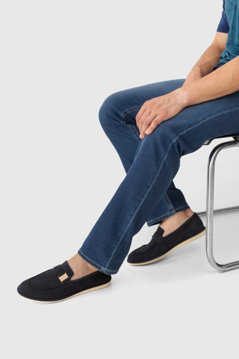 лоферы  от бренда zilli вид слева