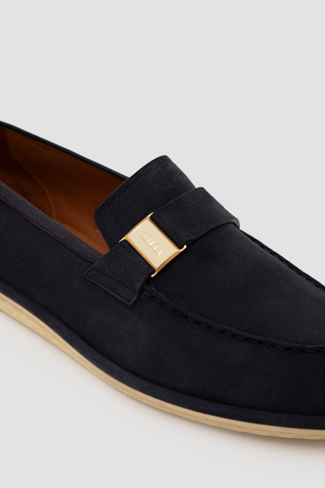 лоферы  из кожи спереди