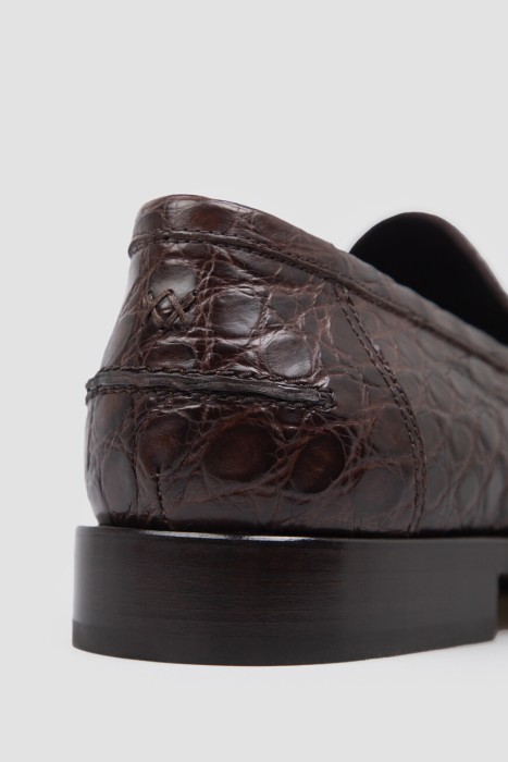 лоферы  из кожи спереди