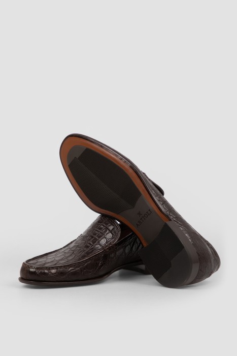 лоферы  универсального стиля с лицевой стороны