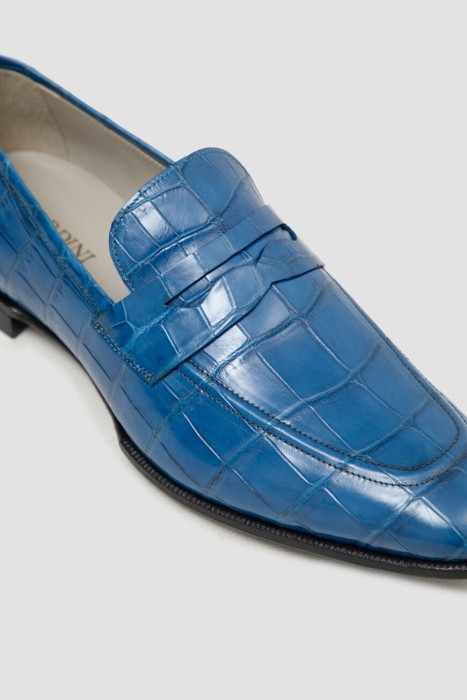 лоферы  из кожи спереди