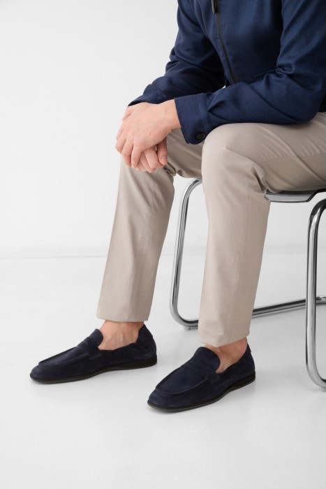 лоферы  от бренда brioni вид слева