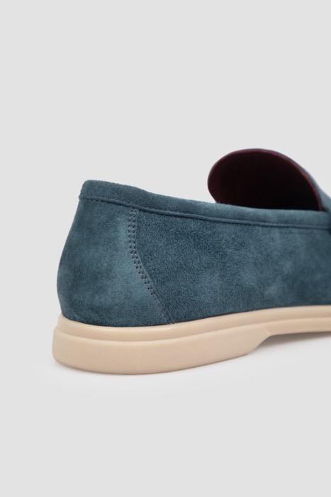 лоферы  из кожи спереди