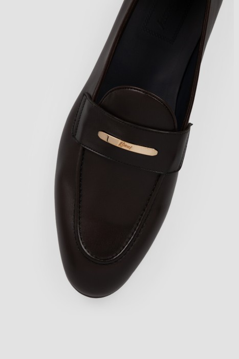 лоферы  универсального стиля с лицевой стороны