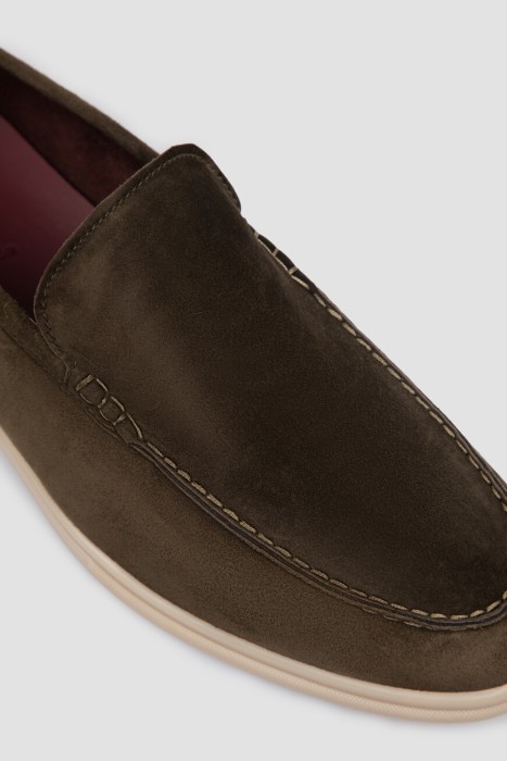 лоферы  из кожи спереди