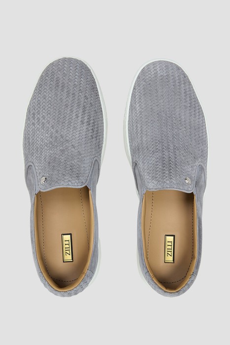 лоферы  из кожи спереди