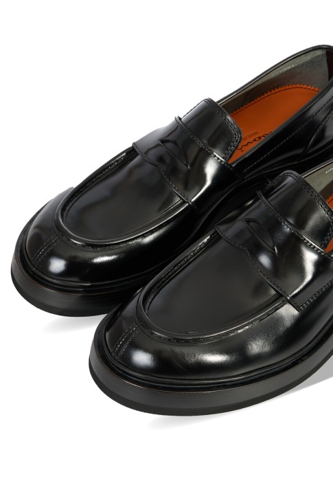 лоферы  от бренда santoni вид слева