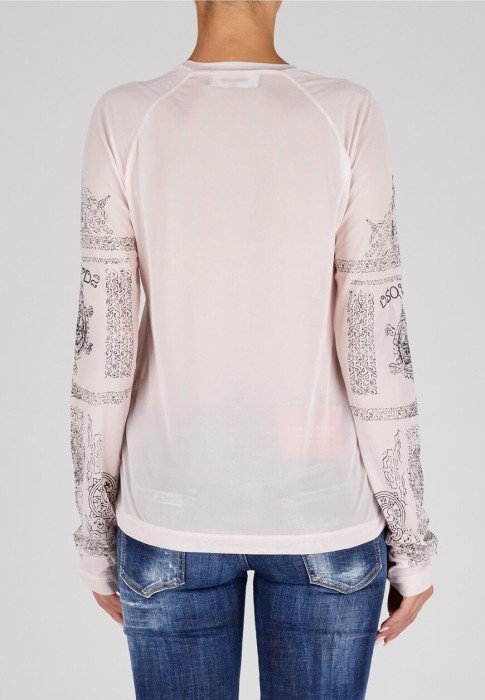 лонгслив 2 от бренда dsquared вид слева