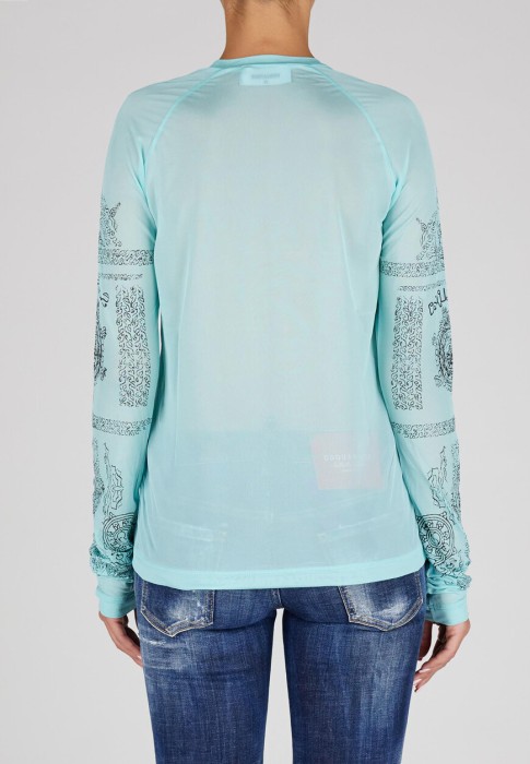 лонгслив 2 от бренда dsquared вид слева