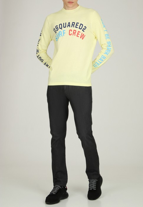 лонгслив 2 от бренда dsquared вид слева