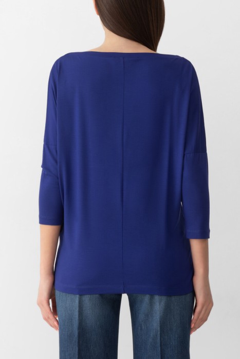 лонгслив  модель bibla от бренда luisa spagnoli вид слева