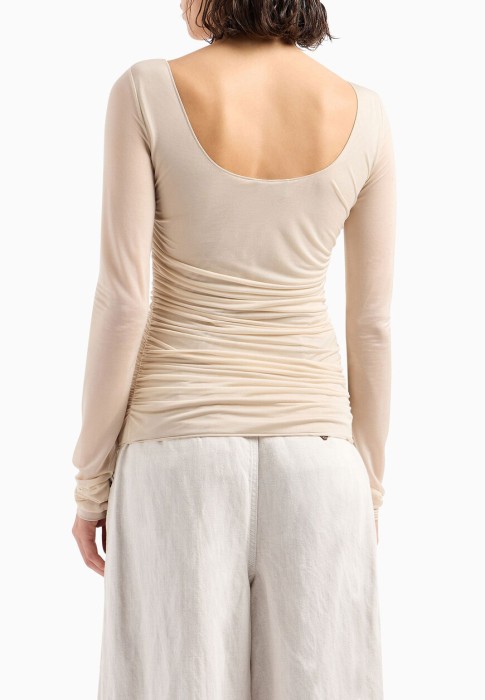 лонгслив  из италии вид сбоку