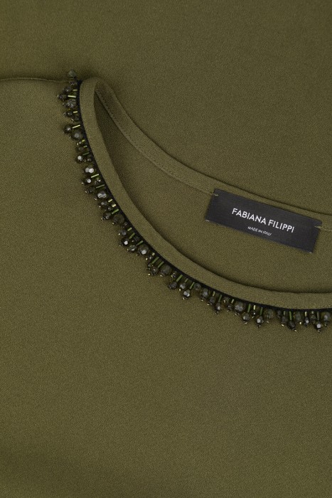 лонгслив  из полиэстера спереди