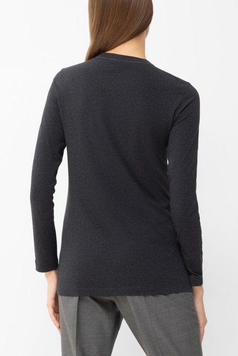 лонгслив  от бренда brunello cucinelli вид слева