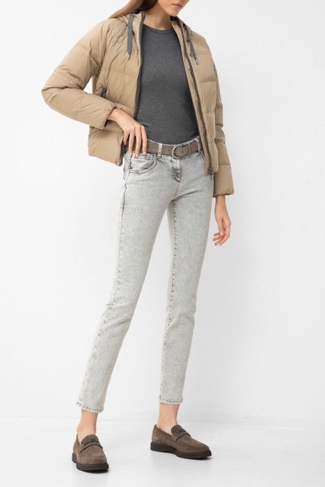 лонгслив  из хлопка спереди