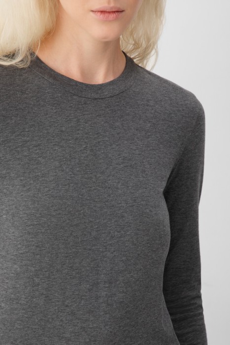 лонгслив  из италии вид сбоку